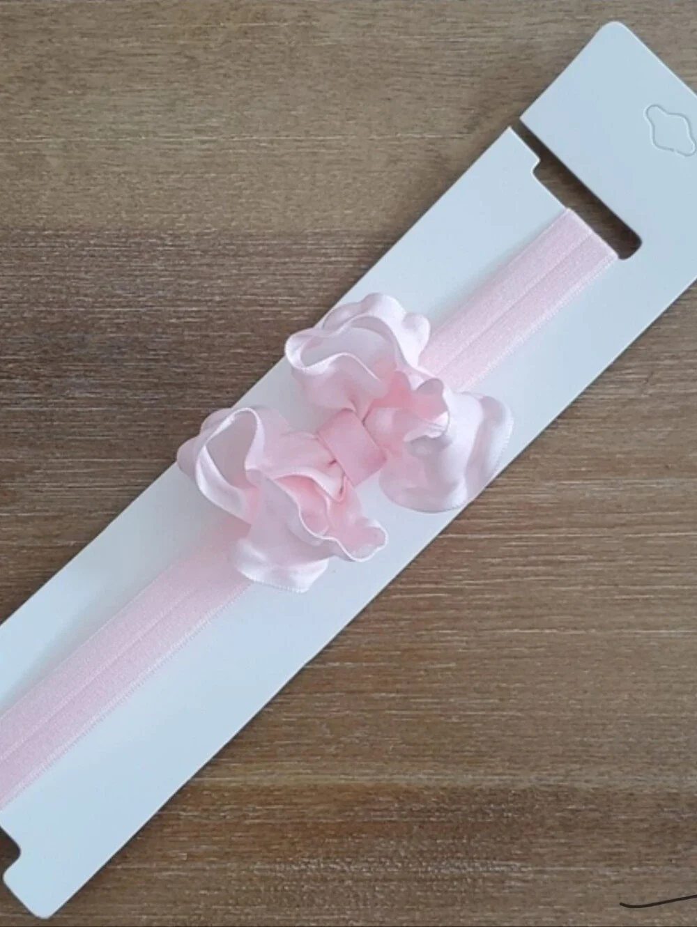 Shimmy Shimmy Pink Ruffle Bow Headband Baby Toddler NWT Made in USA